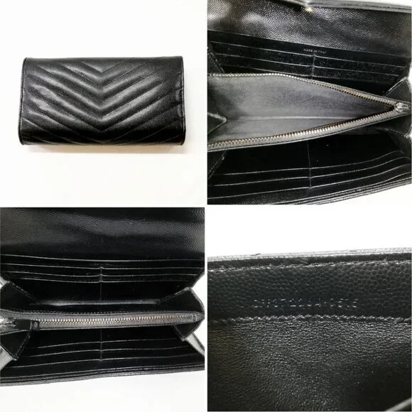 Saint Laurent Wallet Matelasse Stitch Black - Picture 4 of 6
